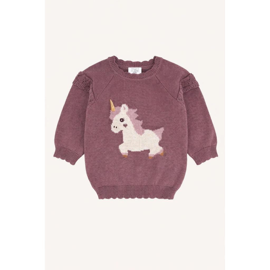 Hust & Claire HCPusle Magic Pullover 3870 Plum