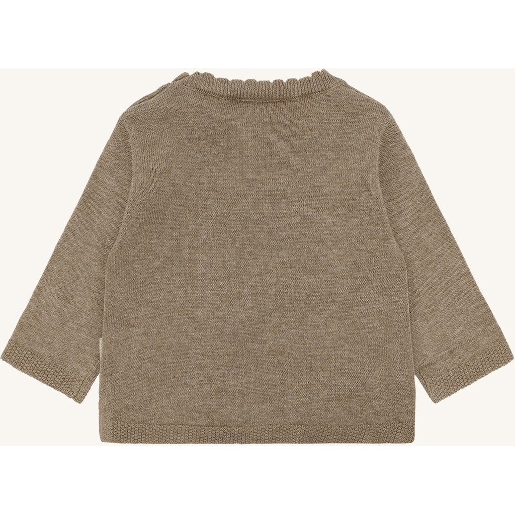 Hust & Claire HCPusle flower Pullover 3554 Biscuit