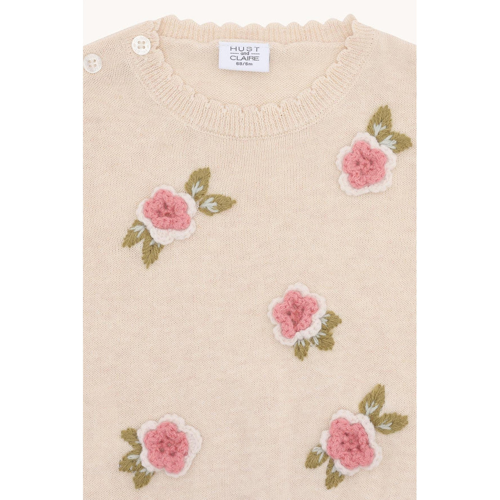 Hust & Claire HCPusle garden Pullover 1262 Whisper Melange