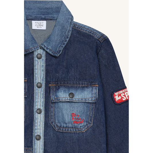 Hust & Claire HCRavn Denim Shirts 86 Dark Blue Denim