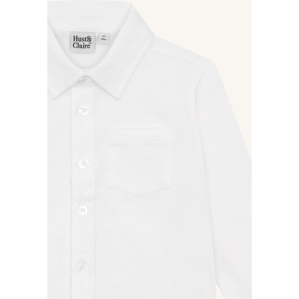 Hust & Claire HCRavn Solid Shirts 3246 White
