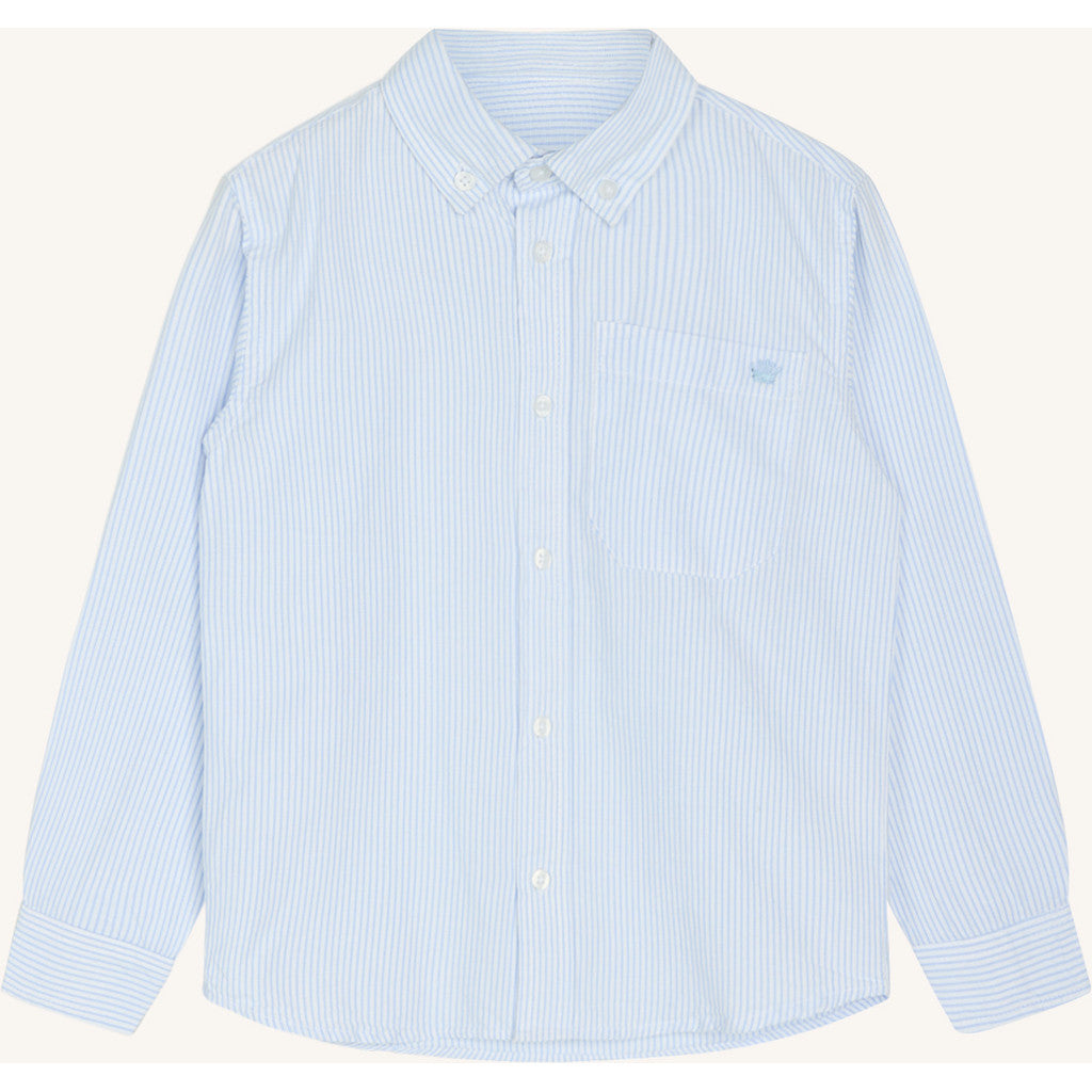 Hust & Claire HCRuben Stripe Shirts 1134 Light Blue