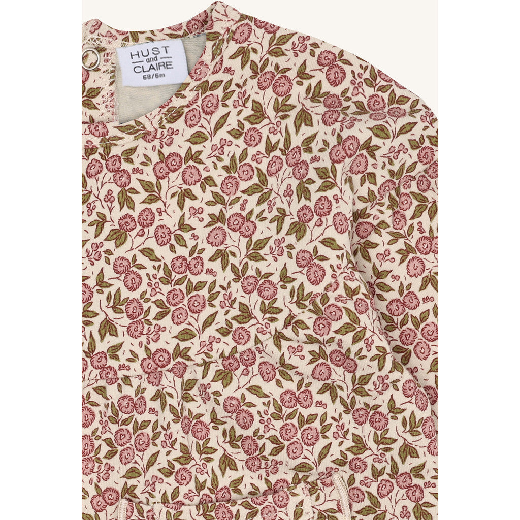 Hust & Claire HCSara Flora Sweatshirt 4501 French Oak