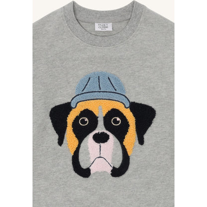 Hust & Claire HCSejer Bulldog Sweatshirt 1212 Tile Grey Melange