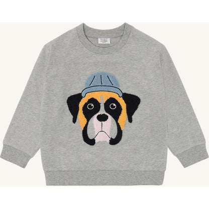 Hust & Claire HCSejer Bulldog Sweatshirt 1212 Tile Grey Melange