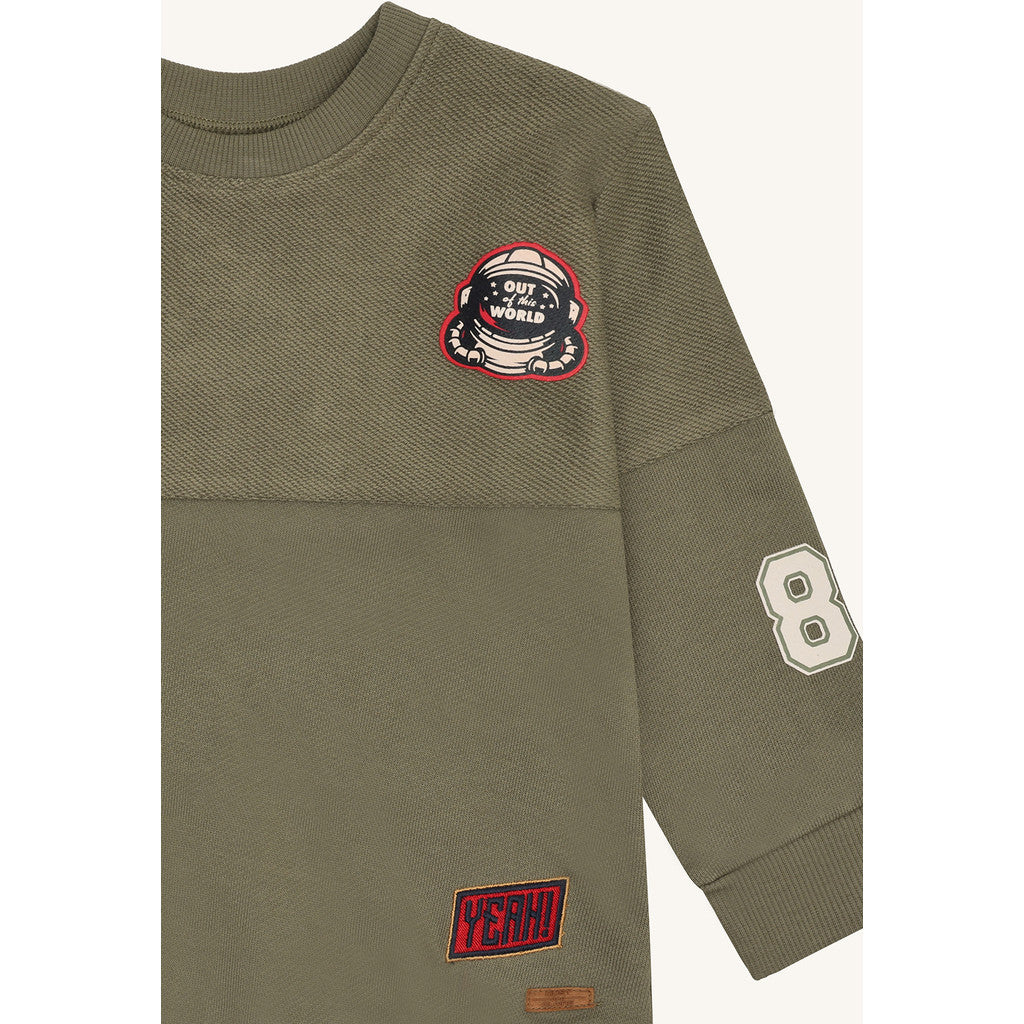 Hust & Claire HCSejer Cross Terry Sweatshirt 3919 Turtle