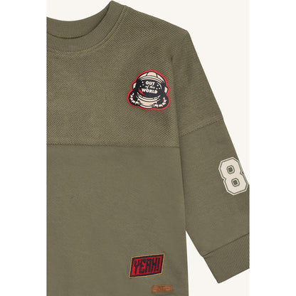 Hust & Claire HCSejer Cross Terry Sweatshirt 3919 Turtle