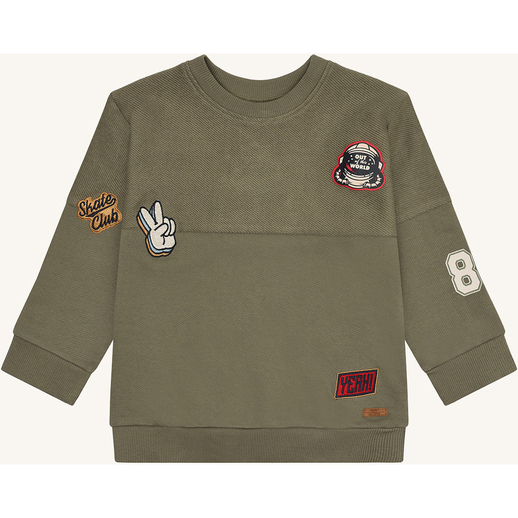 Hust & Claire HCSejer Cross Terry Sweatshirt 3919 Turtle