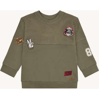 Hust & Claire HCSejer Cross Terry Sweatshirt 3919 Turtle