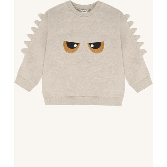 Hust & Claire HCSejer Monster Sweatshirt 3554 Biscuit