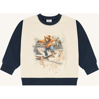 Hust & Claire HCSejer Skating Bear Sweatshirt 3146 Blues