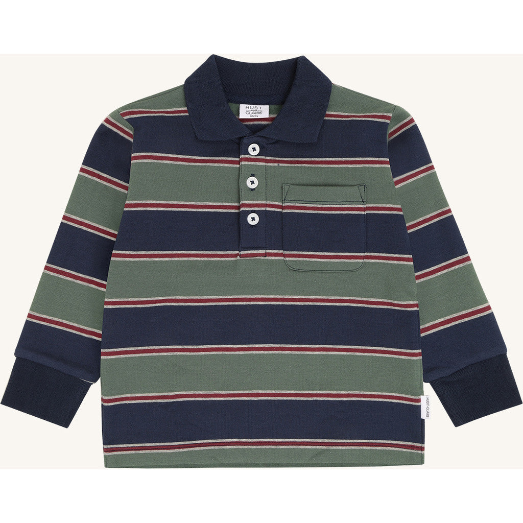 Hust & Claire HCSejer YD Block Sweatshirt 3484 Balsam Green