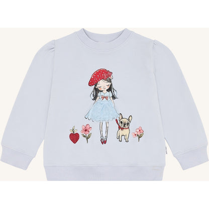 Hust & Claire HCSicillia French Girl Sweatshirt 4106 A Bit Blue