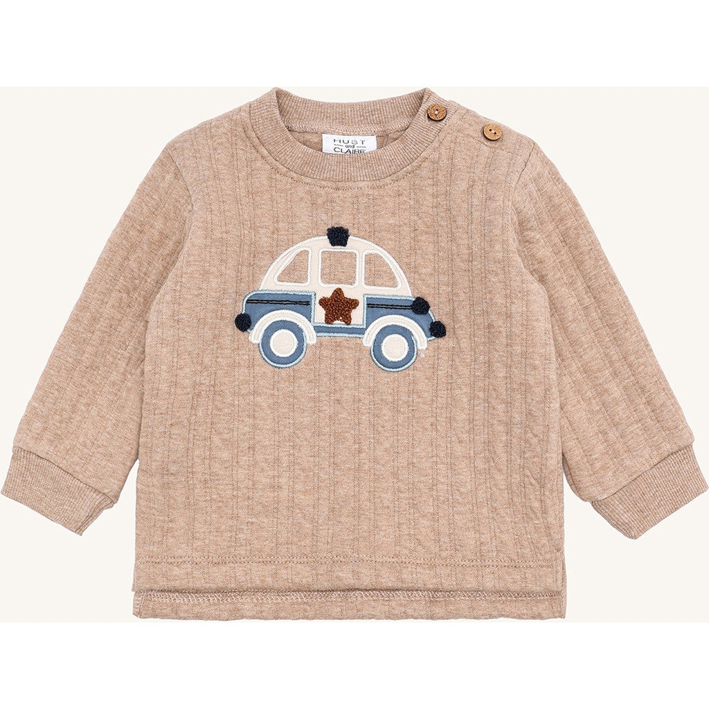 Hust & Claire HCSofus Policecar Sweatshirt 3554 Biscuit
