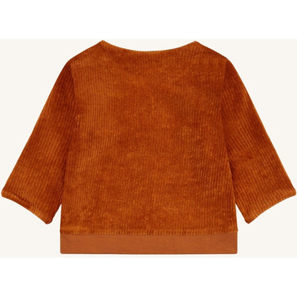 Hust & Claire HCSofus Ribbed velour Sweatshirt 3022 Squirrel