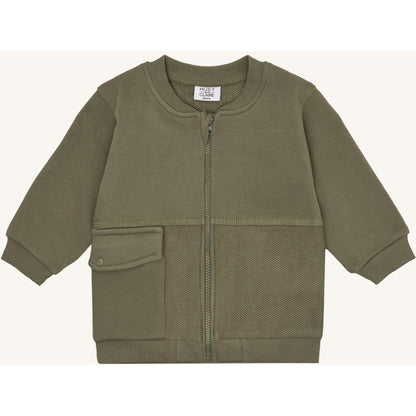 Hust & Claire HCSofus Zip Cross Terry Sweatshirt 3919 Turtle