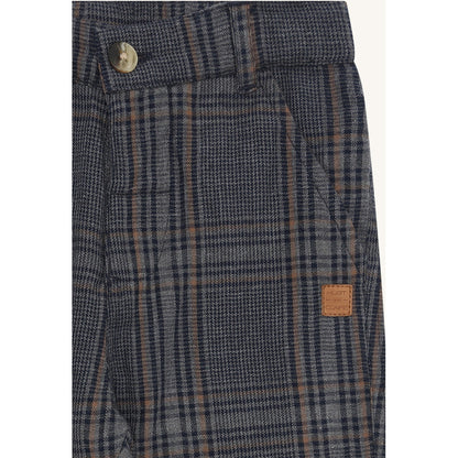 Hust & Claire HCTage Check Trousers 1202 Grey Blend
