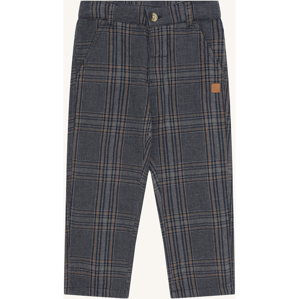 Hust & Claire HCTage Check Trousers 1202 Grey Blend