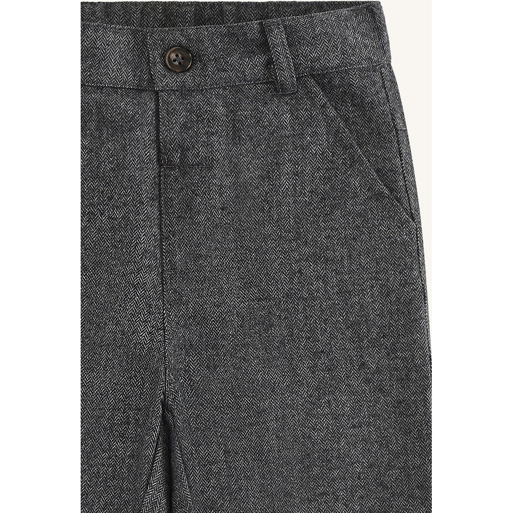 Hust & Claire HCTage  Herringbone Trousers 1202 Grey Blend