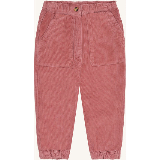 Hust & Claire HCTammy solid corduroy Trousers 3392 Dry Rose