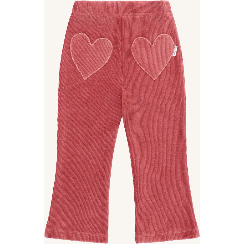 Hust & Claire HCThilde Ottoman velour - solid Jogging Trousers 3392 Dry Rose