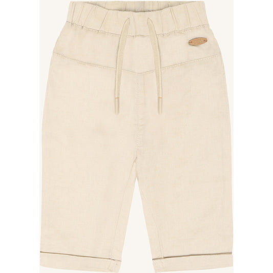 Hust & Claire HCTimon Cotton-Linen Trousers 3525 Sandy