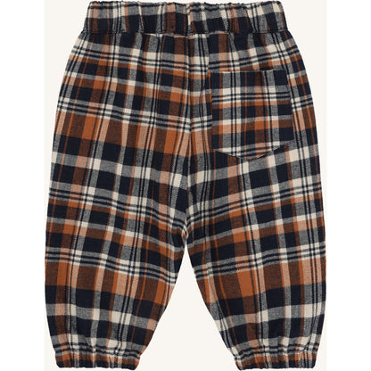 Hust & Claire HCTobby Urban check Trousers 4150 More Navy