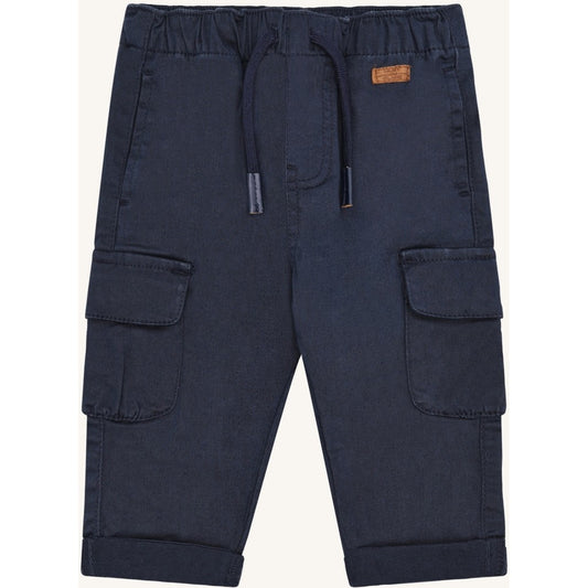 Hust & Claire HCTue Peached Canvas Trousers 4150 More Navy