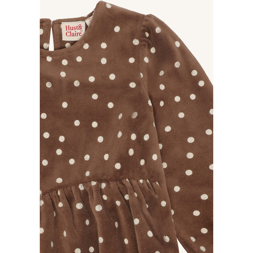 Hust & Claire HC Donna Dot Dresses 4575 Soil