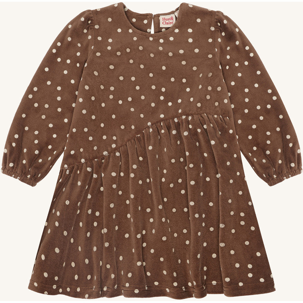 Hust & Claire HC Donna Dot Dresses 4575 Soil