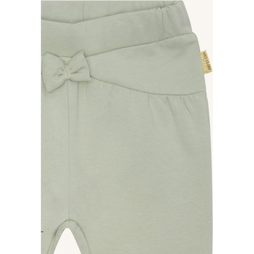 Hust & Claire Jogging Trousers HCTilde Flower Trousers 4409 Green Sage