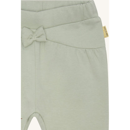 Hust & Claire Jogging Trousers HCTilde Flower Trousers 4409 Green Sage