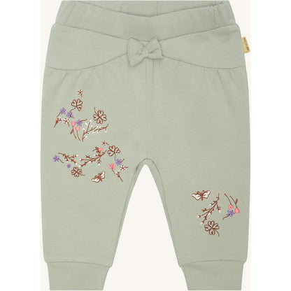 Hust & Claire Jogging Trousers HCTilde Flower Trousers 4409 Green Sage
