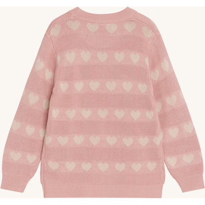 Hust & Claire Knit HCPos Jacquard knit Pullover 3366 Dusty Rose