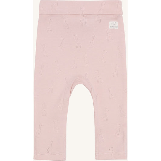 Hust & Claire Leggings HCLas Pointelle Giraffe Leggings 3322 Peach Dust