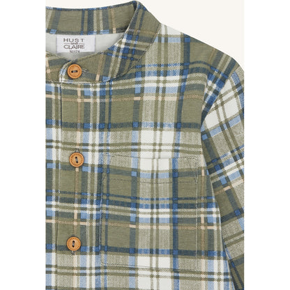 Hust & Claire Shirt HCRavn Plaid Check Shirts 3448 Seagrass