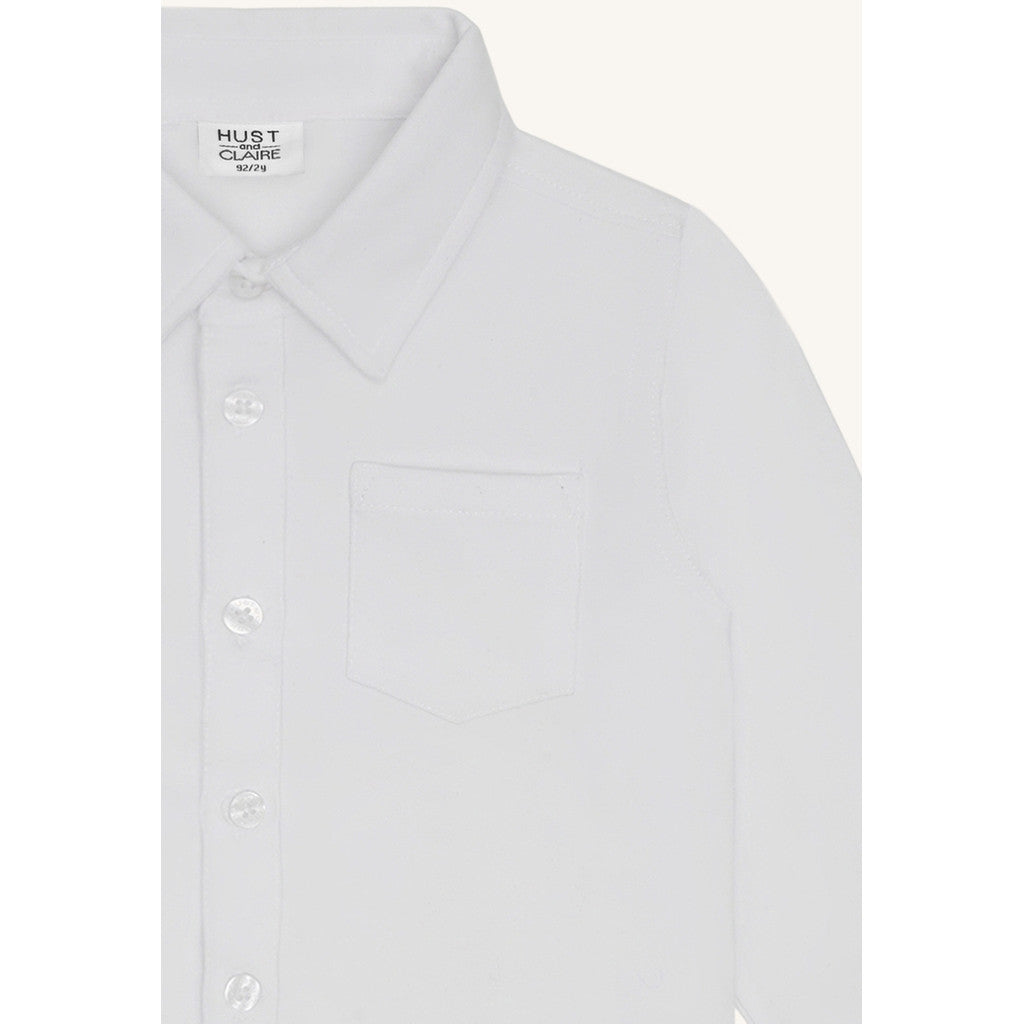 Hust & Claire Shirt HCRavn Solid Shirts 3246 White