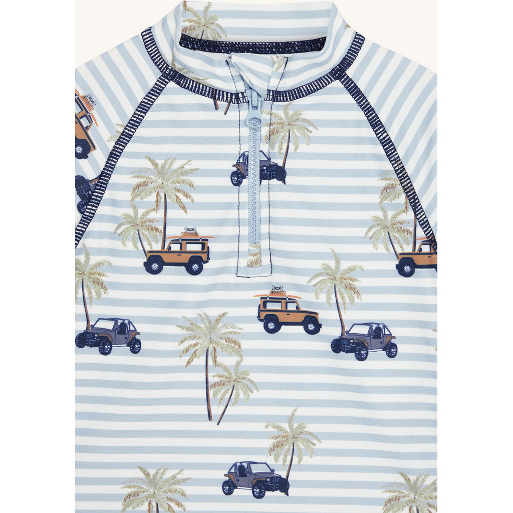 Hust & Claire Swimwear HCMaiak Swimblouse Boy Swim Blouse 3246 White