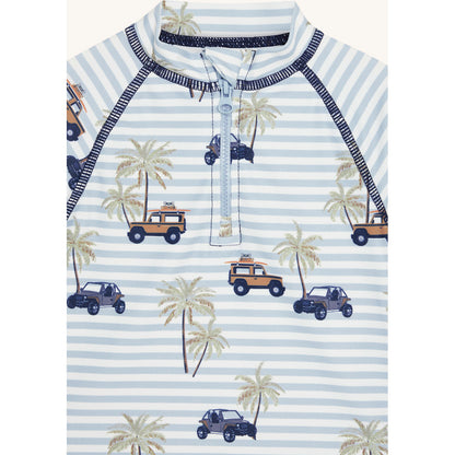 Hust & Claire Swimwear HCMaiak Swimblouse Boy Swim Blouse 3246 White