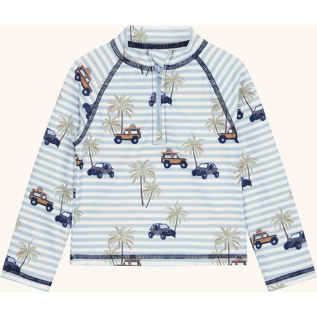 Hust & Claire Swimwear HCMaiak Swimblouse Boy Swim Blouse 3246 White