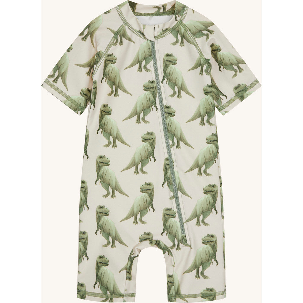 Hust & Claire Swimwear HCMakki Jumpsuit Boy Swim Jumpsuit 3448 Seagrass
