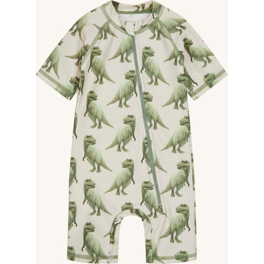 Hust & Claire Swimwear HCMakki Jumpsuit Boy Swim Jumpsuit 3448 Seagrass