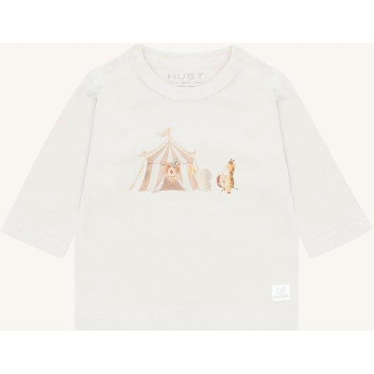 Hust & Claire T-shirt HCAlex Circus animals T-shirt L/S 3272 Snow White