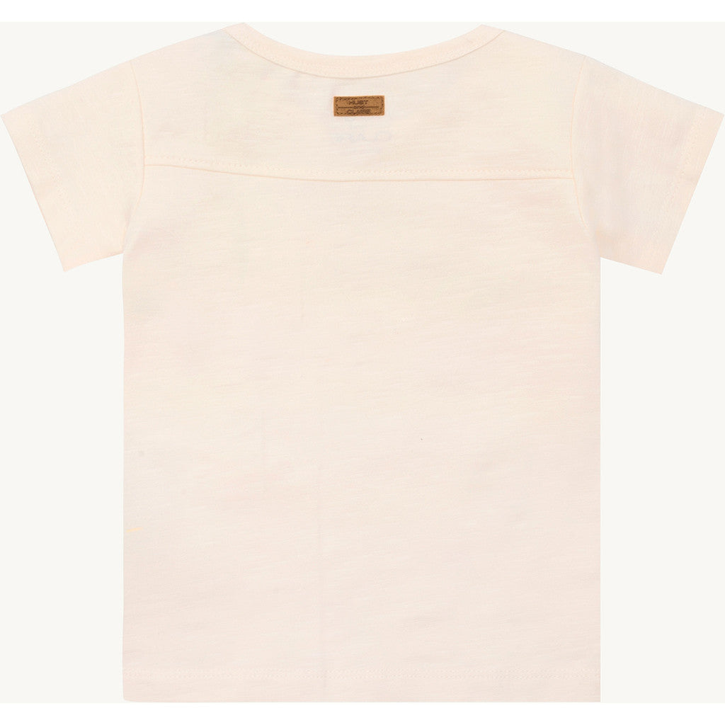 Hust & Claire T-shirt HCAugust Slub Backhoe appl. T-shirt S/S 3270 Ivory